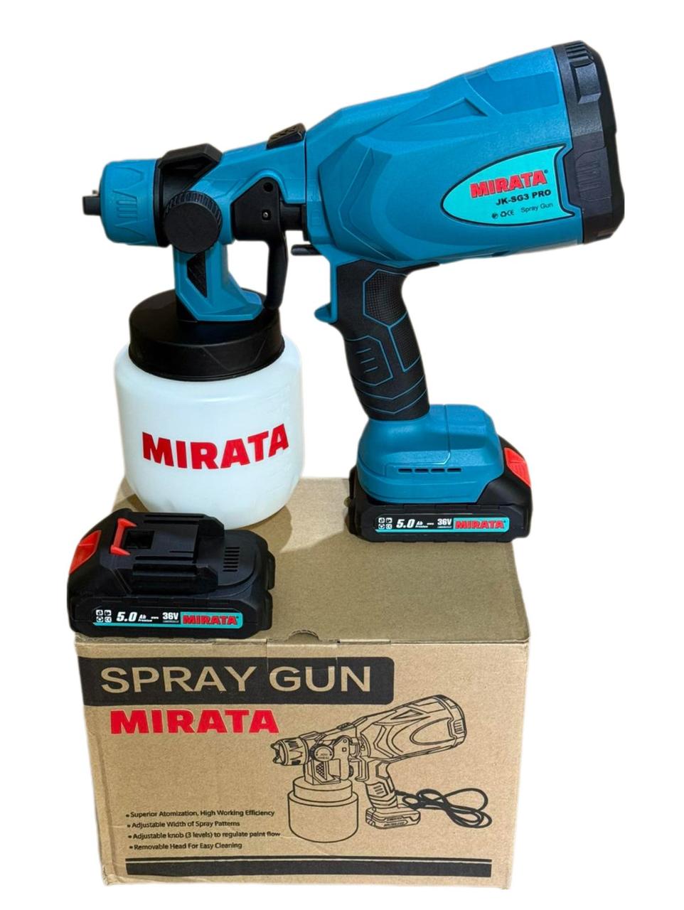 Фарбопульт акумуляторний Mirata JK-SG3 36V PRO