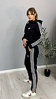 Спортивний костюм унісекс з капюшоном adidas синій