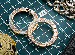 Кільце-самозатискач. Колір "золото". 35мм, фото 3