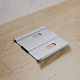 Накладний безклейовий плінтус 60/15, Анодований, фото 4