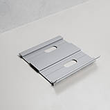 Накладний безклейовий плінтус 60/15, Анодований, фото 3