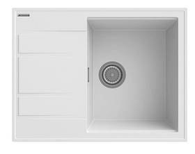 Кухонна мийка GRANITAN LUGO WHITE біла *