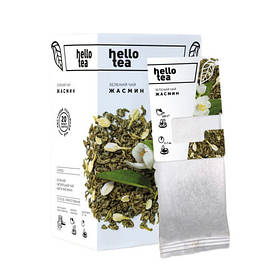 Зелений чай Hello tea "Жасмин" фільтр-пак 20 шт