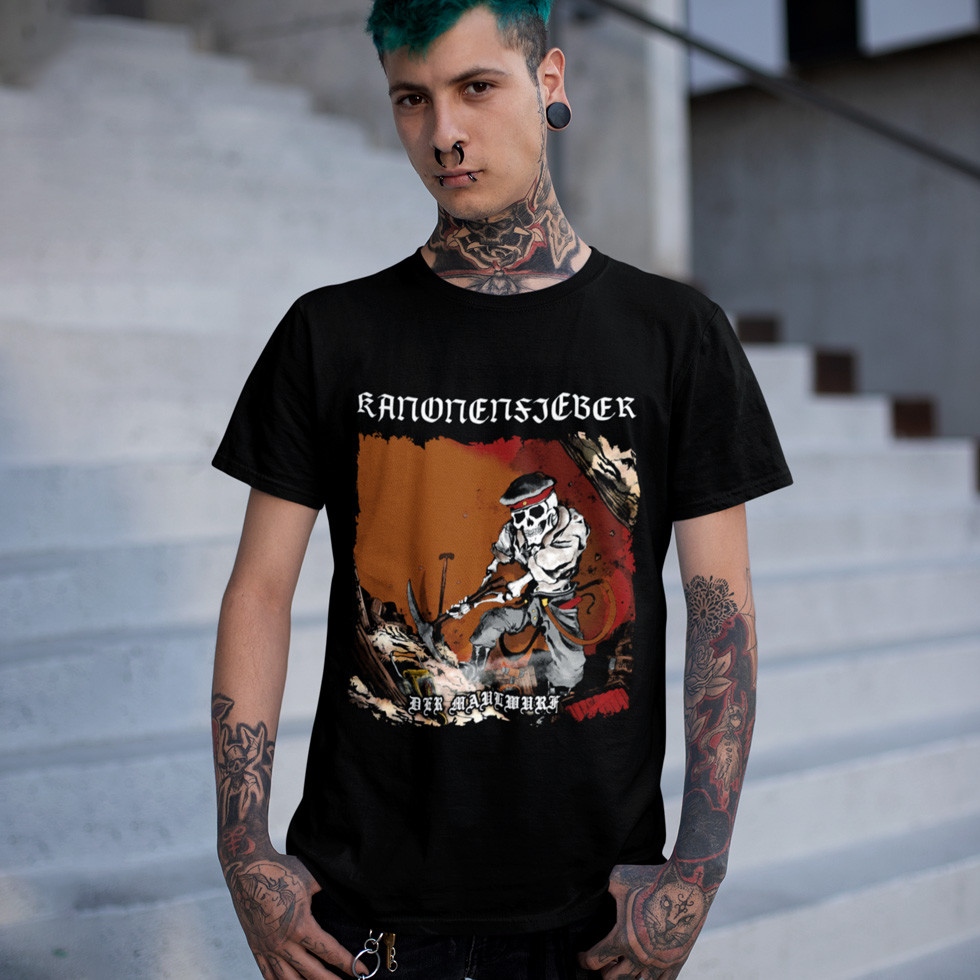 Футболка унісекс Kanonenfieber (Der Maulwurf) XS чорний, фото 1