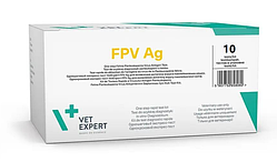 Експрес тест Vet Expert FPV Ag - вірус панлейкопенії котів, виявл. антигену, експрес-тест (10 шт)