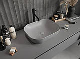 Умивальник (раковина) MEXEN ROSA LIGHT GREY MATT накладний, фото 3