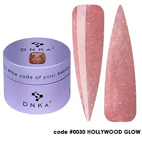 Моделюючий гель для нігтів Dnka Builder Gel #0030 Hollywood Glow, 30 мл