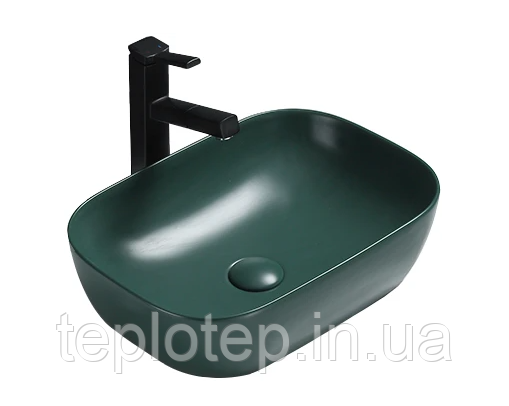 Умивальник (раковина) MEXEN RITA DARK GREEN MATT накладний