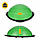 Балансувальна платформа 4FIZJO Bosu Ball 60 см Green (P-5907222931486), фото 3