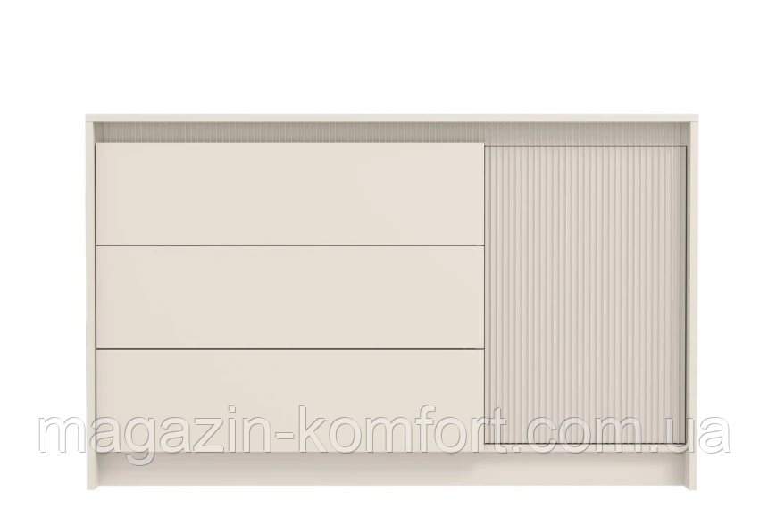 Комод Монако 1-дверний 3 шухляди, фото 1