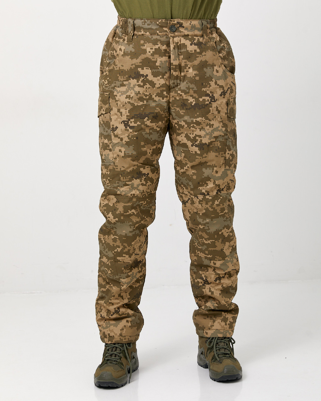 Штани зимові тактичні Патріот Піксель з підкладкою Omni-Heat, чоловічі утеплені штани, фото 1