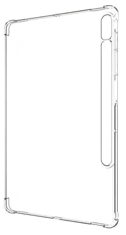 Силіконовий чохол Primolux Silicone для планшета Samsung Galaxy Tab S9 FE Plus (SM-X610 / SM-X616) - Clear