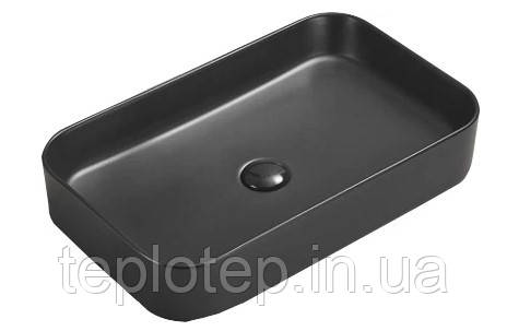 Умивальник (раковина) MEXEN VENA 60 BLACK MATT накладний *
