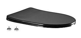 Сидіння для унітазу MEXEN RICO BLACK MATT SLIM SOFT-CLOSE