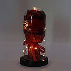 Букет з мильних троянд у колбі з підсвіткою, від батарейок / Троянди у колбі / Букет квітів у колбі / Мильні троянди, фото 2