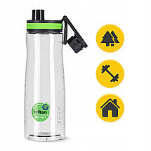 Пляшка для води спортивна 4FIZJO 850 мл Green (P-5905973403801), фото 4