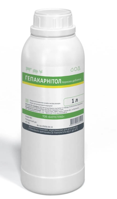 Гепакарнітол - стимулятор метаболічних процесів, 1л