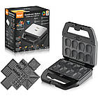 Мультимейкер зі знімними панелями 7в1, 800Вт, від мережі, RAF R552 / Бутербродниця електрична / Сендвічниця, фото 10