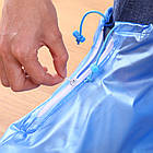 Чохли для взуття від дощу 45-46р (32,5см), з ПВХ, A5 / Водонепроникні бахіли на взуття / Бахіли від дощу, фото 8