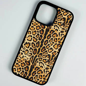Шкіряна накладка Leopard Leather для iPhone 7/8/SE Color №2