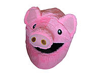Чехол тканевый на шлем Свинка нашлемник надшлемник мягкая игрушка