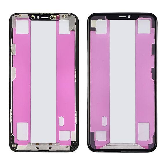 Скло екрану для Apple iPhone 11 Pro Max з OCA плівкою HC в рамці (Чорне), фото 1