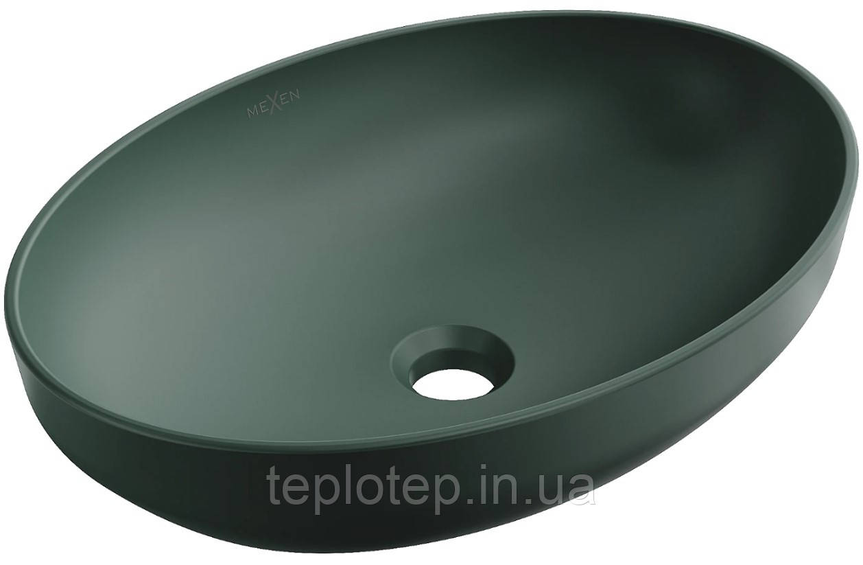 Умивальник (раковина) MEXEN CORNELIA DARK GREEN MATT накладний