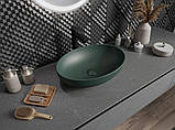 Умивальник (раковина) MEXEN CORNELIA DARK GREEN MATT накладний, фото 3