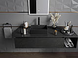 Умивальник (раковина) MEXEN GOYA 40 BLACK MATT чорний накладний, фото 4