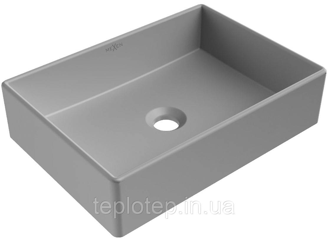 Умивальник (раковина) MEXEN GOYA 45 GREY MATT сірий накладний