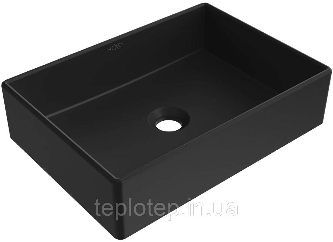 Умивальник (раковина) MEXEN GOYA 45 BLACK MATT чорний накладний