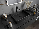 Умивальник (раковина) MEXEN GOYA 50 BLACK MATT чорний накладний *, фото 3