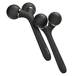 Електронний ультразвуковий ролик для обличчя та тіла GESKE Sonic Facial&Body Roller 4в1 gray