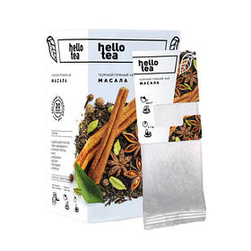 Чорний пряний чай Hello tea "Масала" фільтр-пак 20 шт