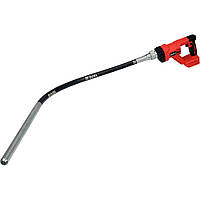 Вібратор для укладання бетону акумуляторний Li-Ion 18В з булавою l= 1.2 м (Ø= 25 мм) без акумулятора Yato YT-82604