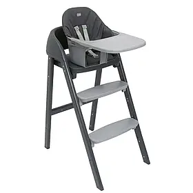 Стільчик для годування 3в1 Chicco Crescendo Up (від 6 місяців до 100 кг) Чорний