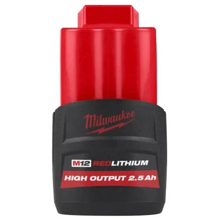 Аккумулятор MILWAUKEE M12 HB2.5 (HIGH OUTPUT) 2,5 АЧ
