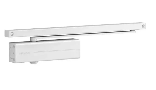 Дверний доводчик з шиною ASSA ABLOY DC135 до 60 кг до 950 мм колір RAL9016 білий