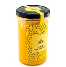 Мед соняшниковий 660 г ТМ Ahimsa. Збір 2024 року., фото 2