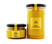 Мед соняшниковий 660 г ТМ Ahimsa. Збір 2024 року., фото 4