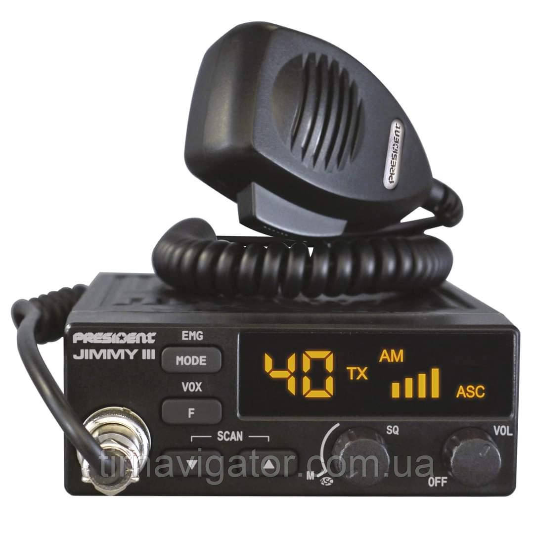 Радіостанція PRESIDENT JIMMY III ASC 12V VOX