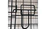 Універсальна міцна металева розкладна клітка-перенесення-вольєр для тварин 122x76x83см, фото 3