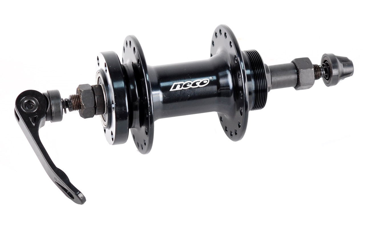 Втулка задня NECO AL 14Gx36H 135мм, MS31R на промпідшипниках, ексцентрик, фото 1