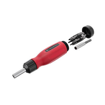Викрутка реверсивна з комплектом насадок 12 од. INTERTOOL VT-1003, фото 4