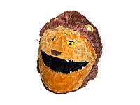 Нашлемник мягкая чехол для шлема игрушка Лев
