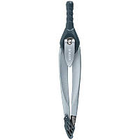 Циркуль Kite Pastelini в пластиковій коробці, металевий, з запасним грифелем 130мм сірий