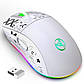 Миша бездротова Imice HYSJ Т90 2.4G + Bluetooth White, фото 3