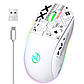 Миша бездротова Imice HYSJ Т90 2.4G + Bluetooth White, фото 5