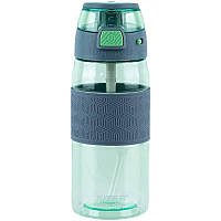 Пляшка для води Kite 600мл зелено-сіра