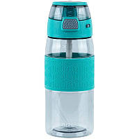 Пляшка для води Kite 600мл сіро-зелена